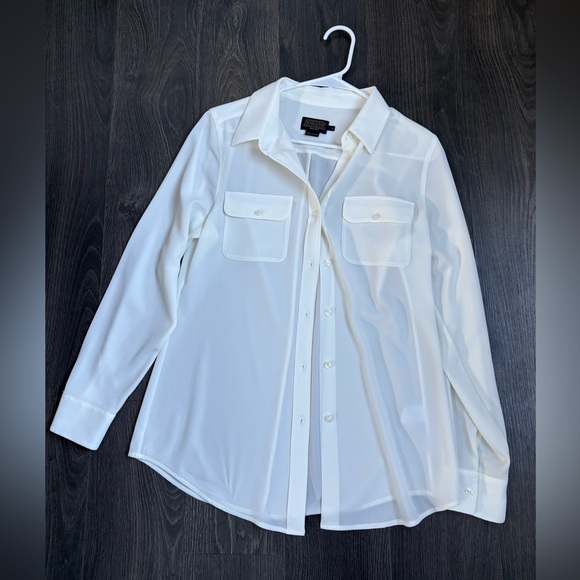 Pendleton Tops - Pendleton Classic White Blouse